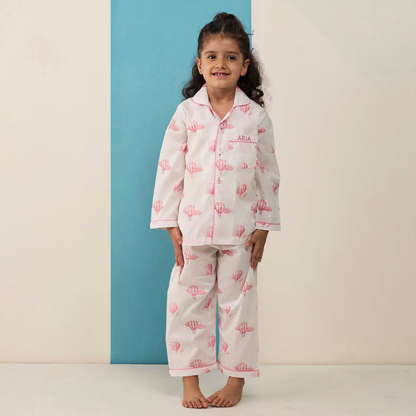 Up & Away Pima Pajama Set For Kids