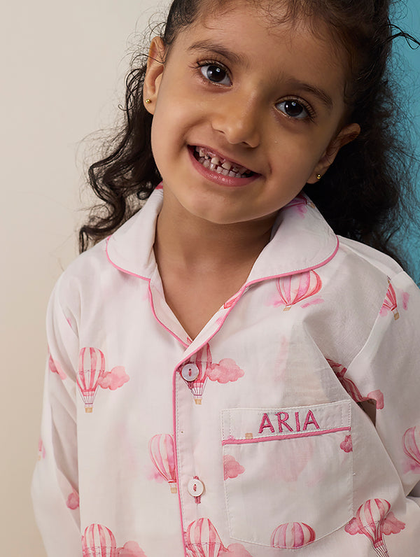 Up & Away Pima Pajama Set For Kids