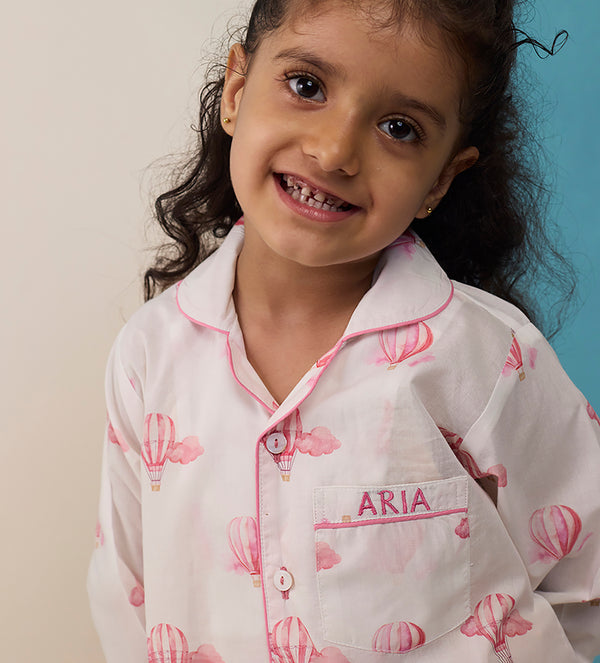 Up & Away Pima Pajama Set For Kids