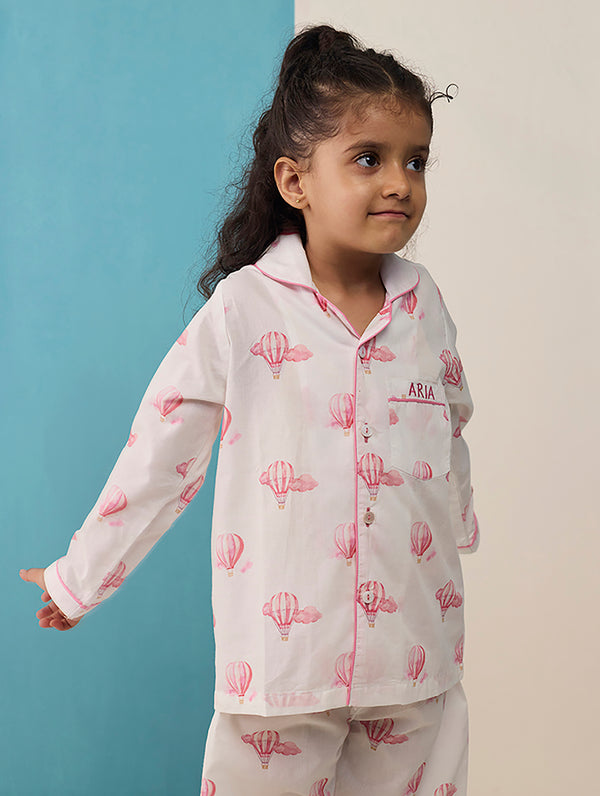 Up & Away Pima Pajama Set For Kids
