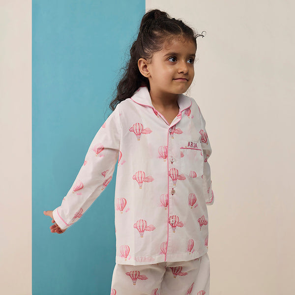 Up & Away Pima Pajama Set For Kids