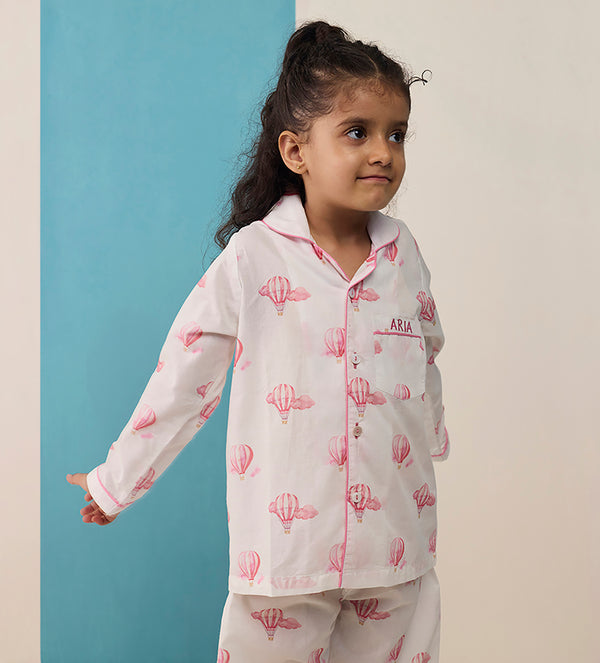 Up & Away Pima Pajama Set For Kids