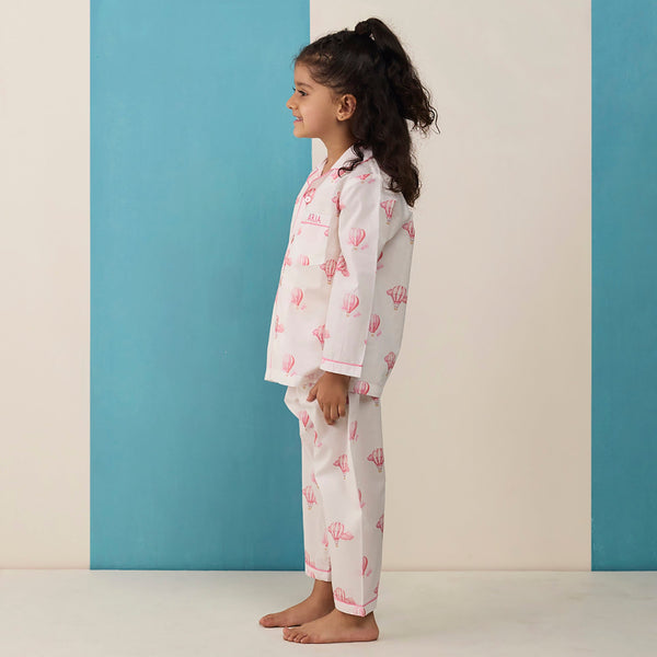Up & Away Pima Pajama Set For Kids