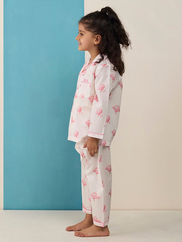 Up & Away Pima Pajama Set For Kids