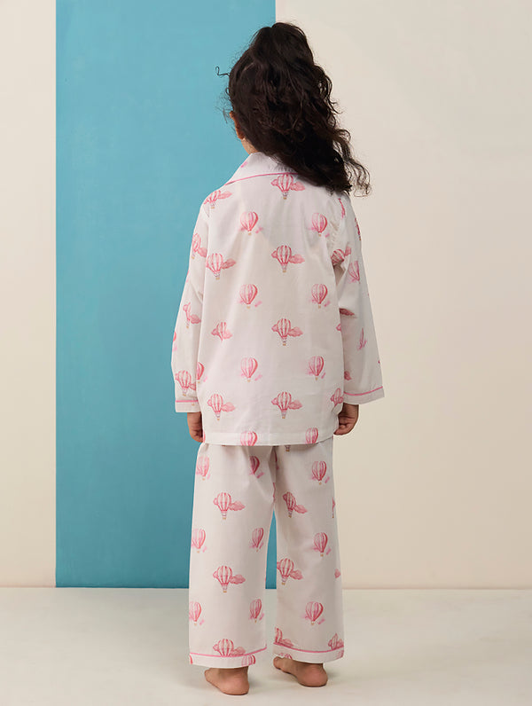 Up & Away Pima Pajama Set For Kids
