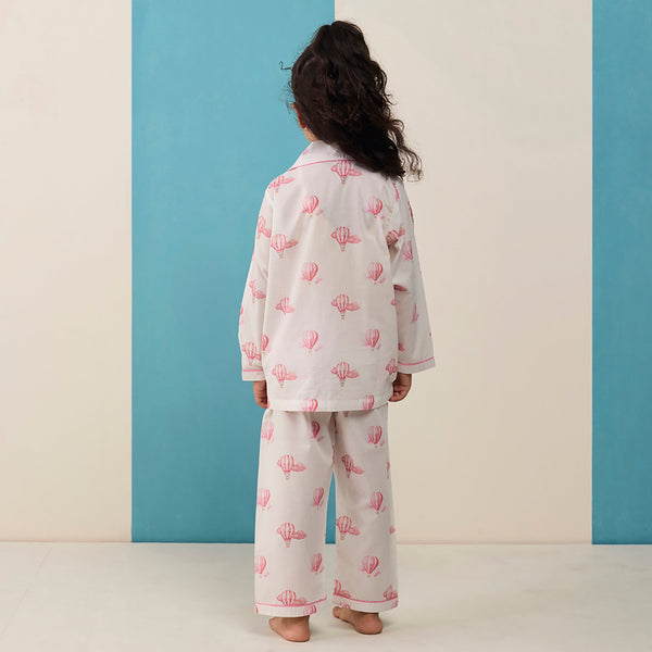 Up & Away Pima Pajama Set For Kids