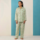Women Monkeying Around Pima Pajama Set