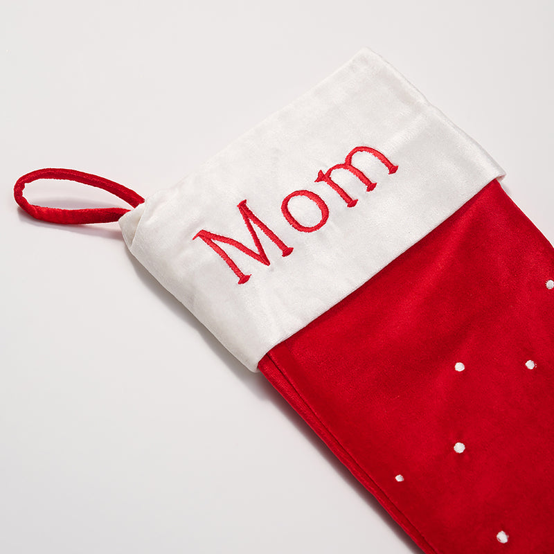 Santa Plays Pickleball Stocking