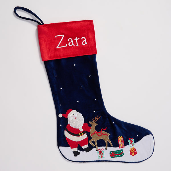 Santa & Reindeer Stocking
