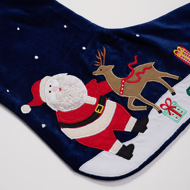 Santa & Reindeer Stocking