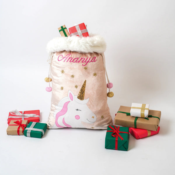 Unicorn Santa Sack