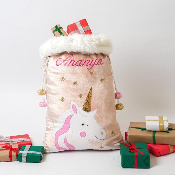 Unicorn Santa Sack
