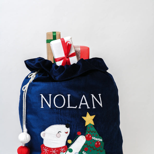 Polar Bear Santa Sack
