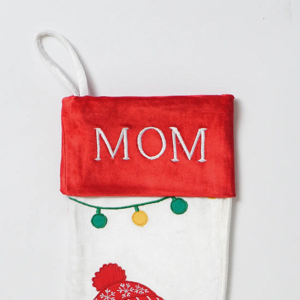 Snowman in Lights Stocking