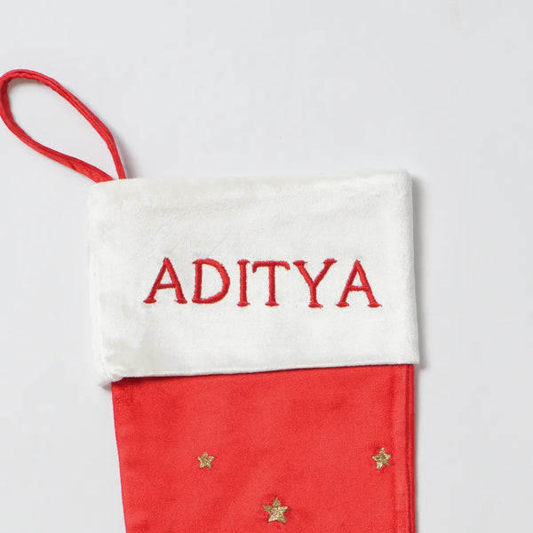 Polar Bear Sparkle Stocking