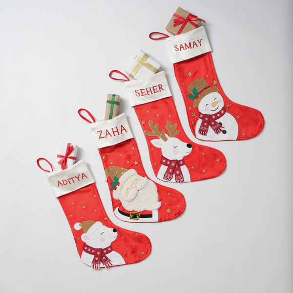 Santa Sparkle Stocking
