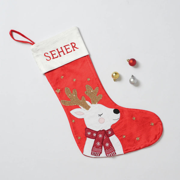 Reindeer Sparkle Stocking