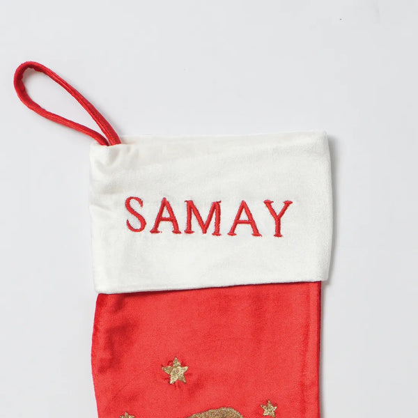 Snowman Sparkle Stocking