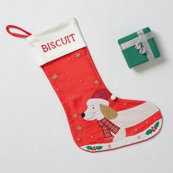 Dachshund Sparkle Stocking