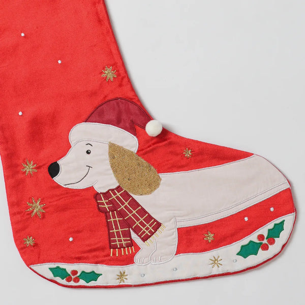 Dachshund Sparkle Stocking