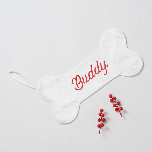 Santa Paws Stocking (Ivory)