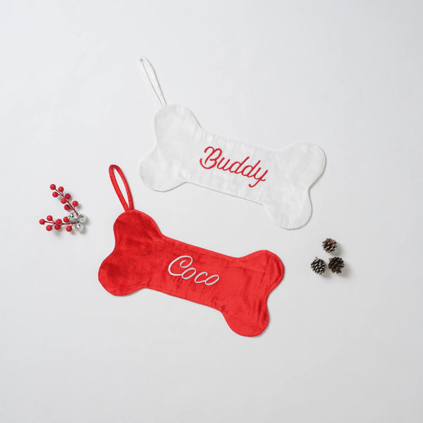 Santa Paws Stocking (Ivory)