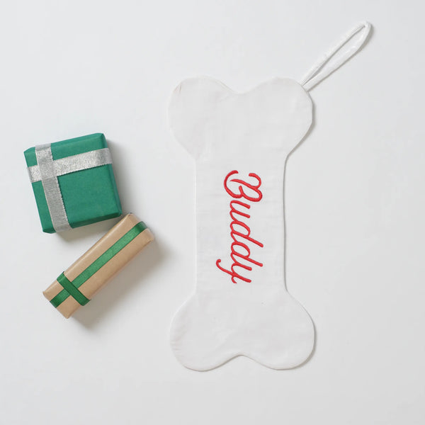 Santa Paws Stocking (Ivory)