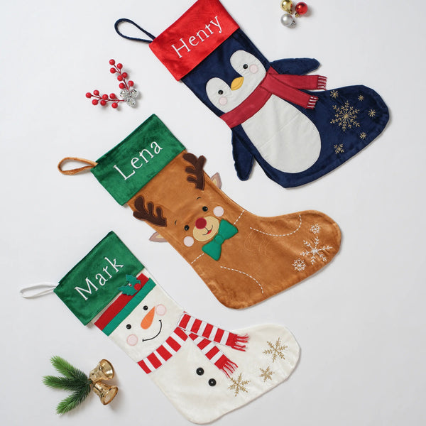 Jolly Snowman Stocking