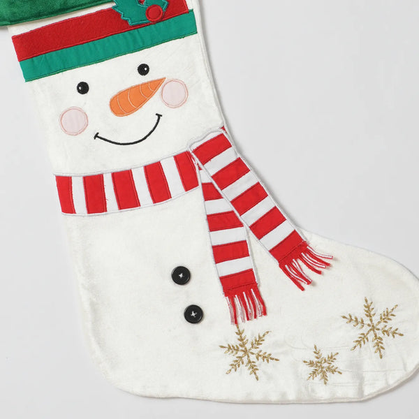 Jolly Snowman Stocking