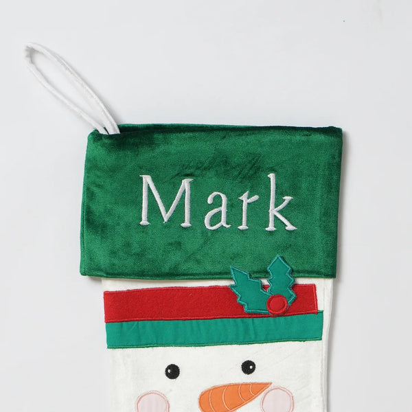 Jolly Snowman Stocking