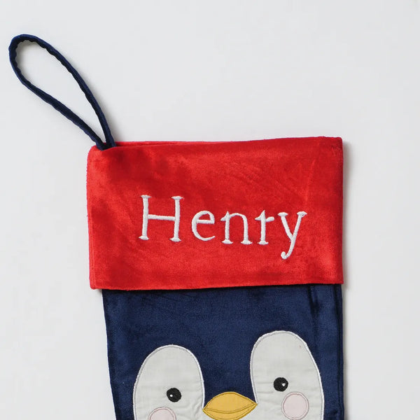 Jolly Penguin Stocking
