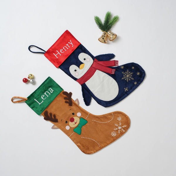 Jolly Penguin Stocking