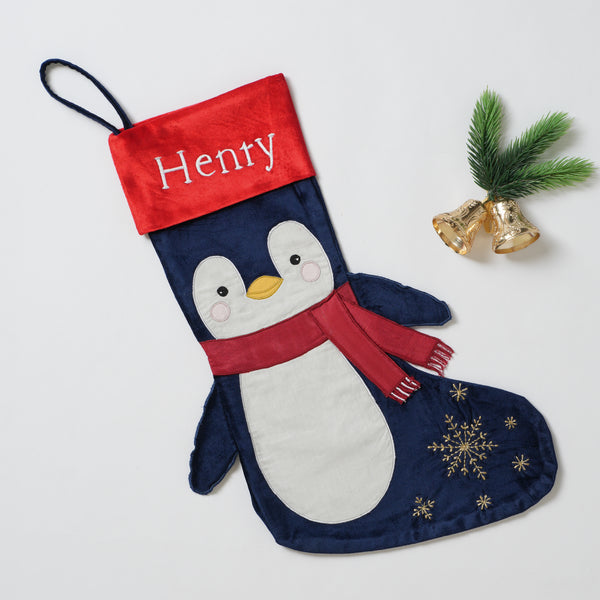Jolly Penguin Stocking