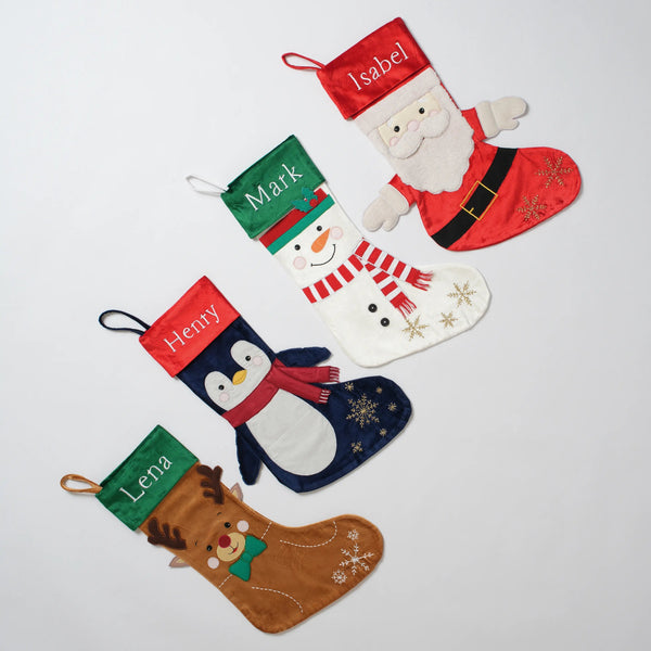 Jolly Reindeer Stocking