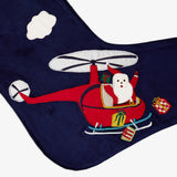 Santa's Copter Stocking