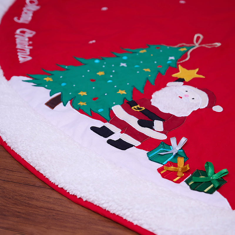 Decorating With Santa Tree Skirt