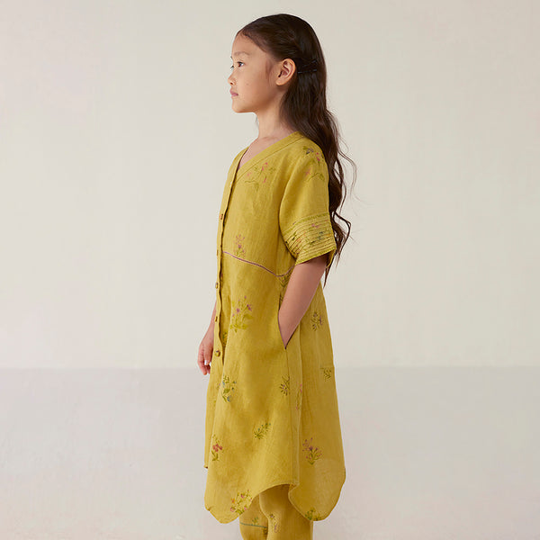 Inoya Linen Co-ord Set - Ochre
