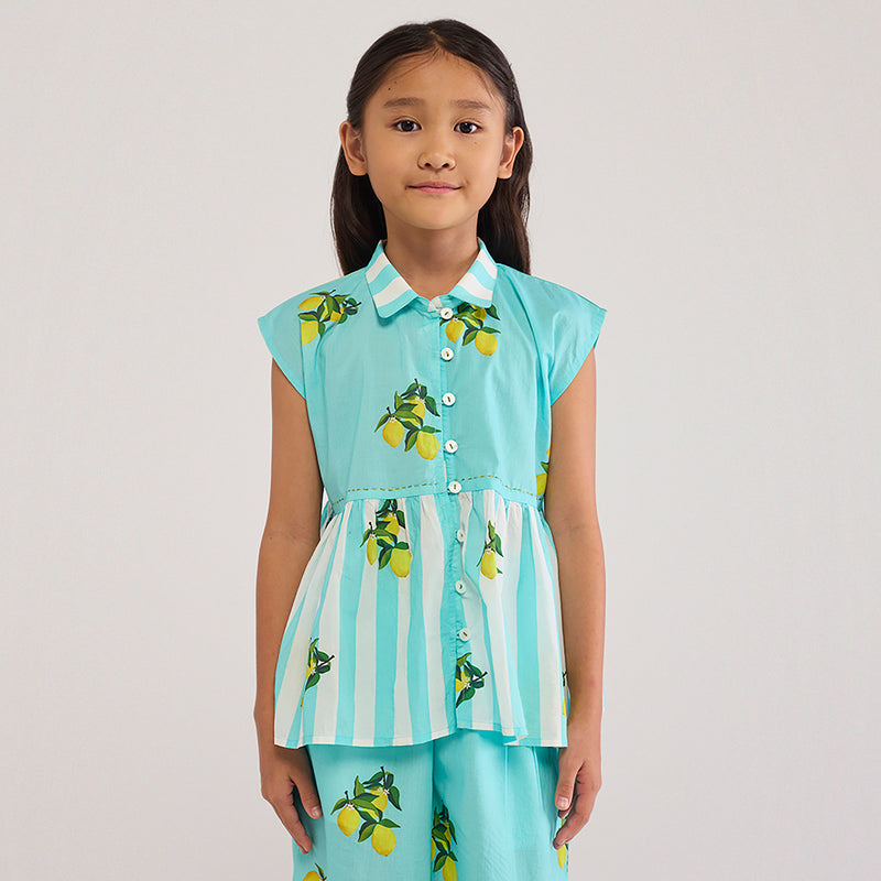 Lemon Pima Cotton Co-Ord Set