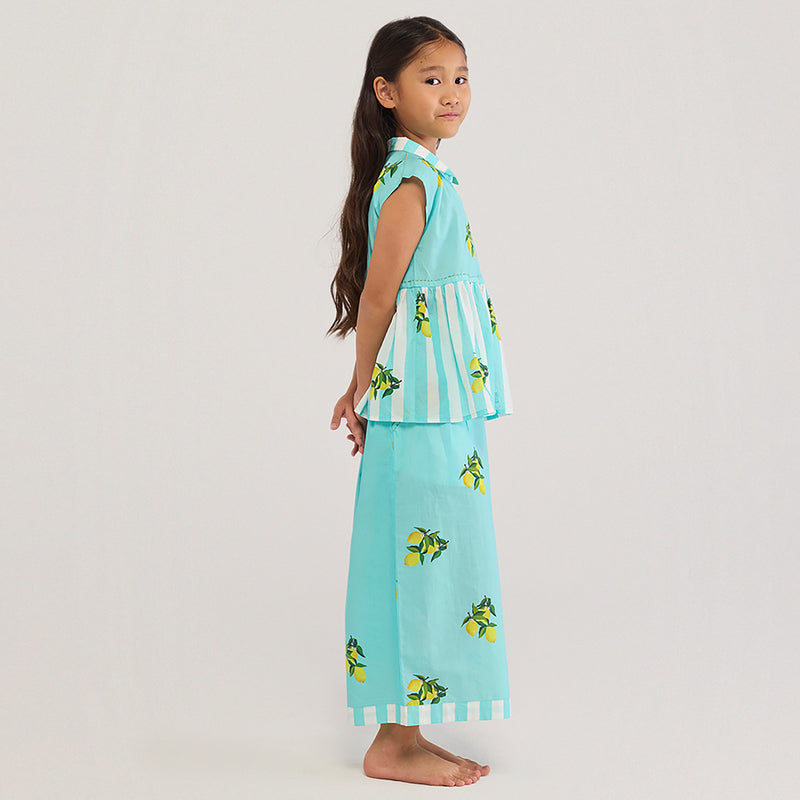 Lemon Pima Cotton Co-Ord Set