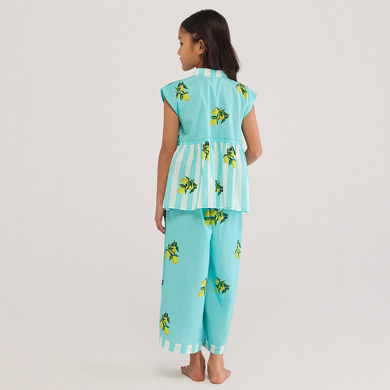 Lemon Pima Cotton Co-Ord Set