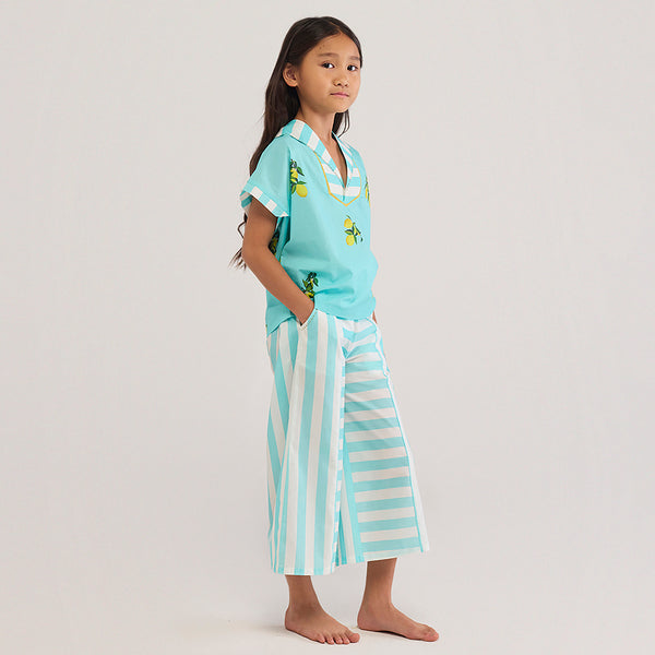 Lemon Ania Pima Cotton Co-Ord Set