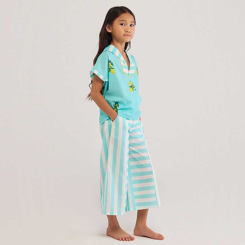 Lemon Ania Pima Cotton Co-Ord Set