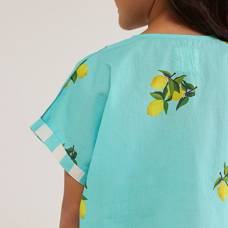 Lemon Ania Pima Cotton Co-Ord Set