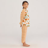Orange Pima Cotton Co-Ord Set