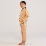 Orange Pima Cotton Co-Ord Set