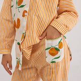 Orange Pima Cotton Co-Ord Set