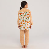 Orange Pima Cotton Co-Ord Set
