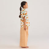 Orange Femi Pima Cotton Co-Ord Set
