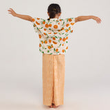Orange Femi Pima Cotton Co-Ord Set