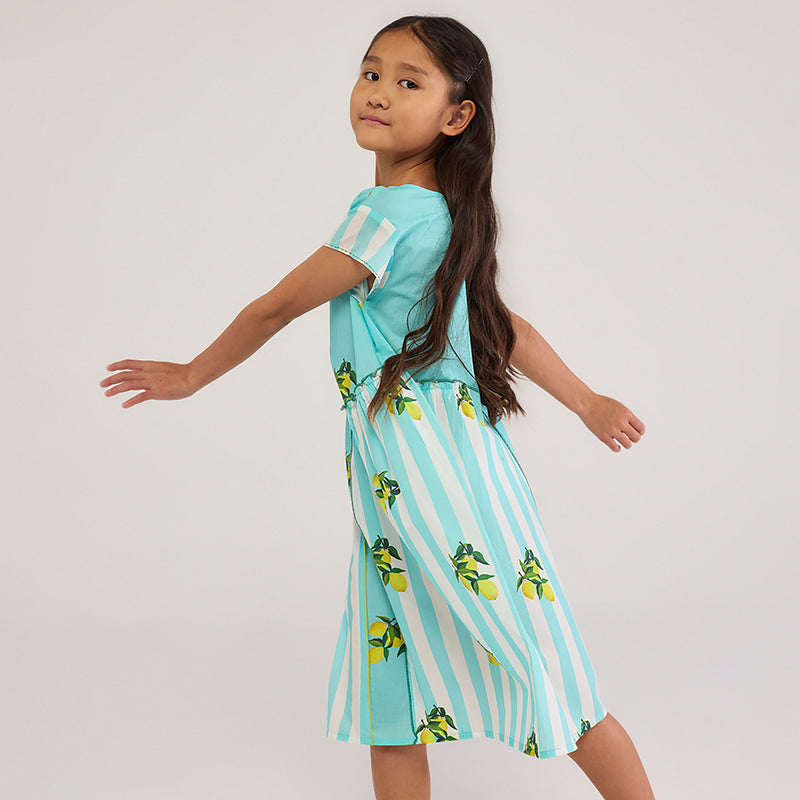 Lemon Maxi Pima Cotton Dress